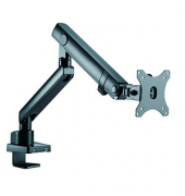 Monitor-Halterung IB-MS313-T IB-MS313-T schwarz für 1 Monitor, Tischklemme, Tischbohrung 