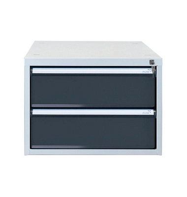 Schubladenbox  anthrazit 51542, mit 2 Schubladen 