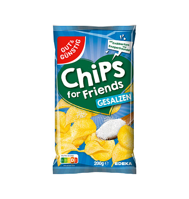 Salz Chips 200,0 g Chips Chips Salz Chips 200,0 g Chips Chips
