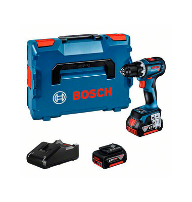 GSR 18V-90 C Akku-Bohrschrauber-Set 18,0 V, mit 2 Akkus 