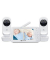 VM35-2 TWINS Babyphone weiß 