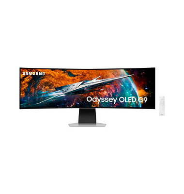  Monitor Odyssey OLED G9 S49CG954SU LS49CG954SUXEN, DQHD (5120x1440 Pixel), 0,03 ms, wei&szlig;/silber