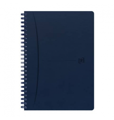 Notizbuch A580BL 5mm liniert navy blue
