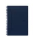 Notizbuch A580BL 5mm liniert navy blue