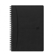 Notizbuch A580BL 5mm liniert schwarz