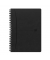 Notizbuch A580BL 5mm liniert schwarz