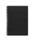 Notizbuch A580BL 5mm liniert schwarz