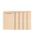 Notizblock 400155719, kariert / Lineatur 22, A4, beige, 80 Blatt