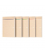 Notizblock 400155801, kariert, A5, beige, 80 Blatt