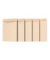 Notizblock 400155801, kariert, A5, beige, 80 Blatt