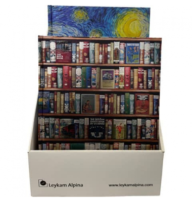 Notizbuch SO14, FLAME TREE, farbig sortiert, A4, liniert, 80g, 72 Blatt / 144 Seiten