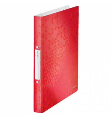 Ringbuch WOW WOW 4257-00-26, A4 25mm Ring-Ø Kunststoff rot