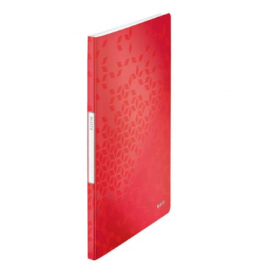 Sichtbuch WOW 4631-00-26, rot, A4, mit 20 Hüllen, Polypropylen (PP)