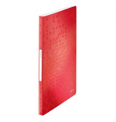 Sichtbuch WOW 4632-00-26, rot, A4, mit 40 Hüllen, Polypropylen (PP)
