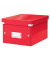 Archivbox Click & Store 6043-00-26, A5 quer, rot, innen 25x20x14,8cm (TxBxH), Graukarton mit PP-Folie laminiert