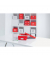Archivbox Click & Store 6058-00-26, A4, rot, innen 33,5x26,5x9cm (TxBxH), Graukarton mit PP-Folie laminiert