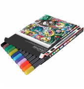 Faserschreiber Aquarell Pen 12 Stück  0145 00 100 Graphix 
