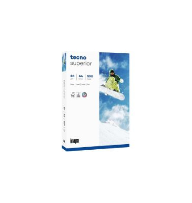 Kopierpapier Superior 2100011536 A6 80g hochwei&szlig;