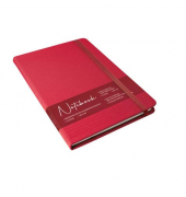 Notizbuch 08381/6, rot, A5, punktkariert, 100g, 36 Blatt / 72 Seiten