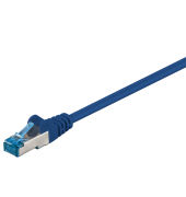 Netzwerkkabel 93656, blau, CAT 6a, 0,5m