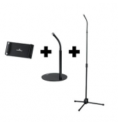 Tablet-Halterung TWIST COMBI 894301 schwarz für 1 Tablet, Stangenhalterung 