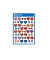 Glossy Sticker, 3D Kunstharz, Herzen, bunt, 44 Aufkleber  Dekosticker Dekosticker