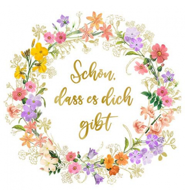 Motivserviette 33 cm 3lag 