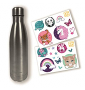 Trinkflasche Edelstahl Silver Girls 