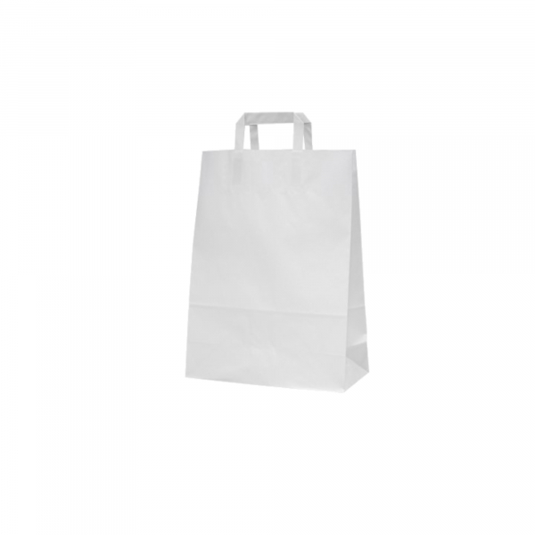 4003969136328 - Papiertragetasche PT058 Griff 290x170x330mm 70g ws 4003969136328 100 Stück