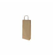 Papiertragetasche PT012 Wein Kordel 160x80x390mm 90g br
