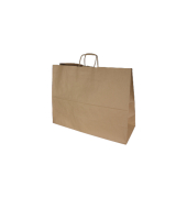 Papiertragetasche, 480210870, 28 Liter, Kraftpapier, natron braun