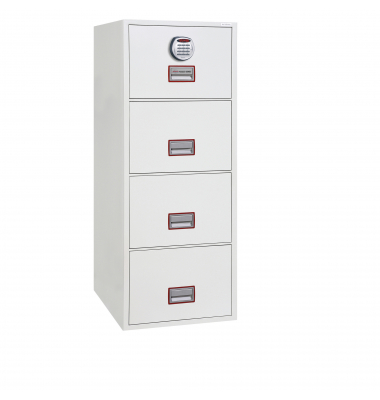 H&auml;ngeregistraturschrank FS2254E World Class Vertical Fire File, wei&szlig;, 4 Schubladen, 1-bahnig