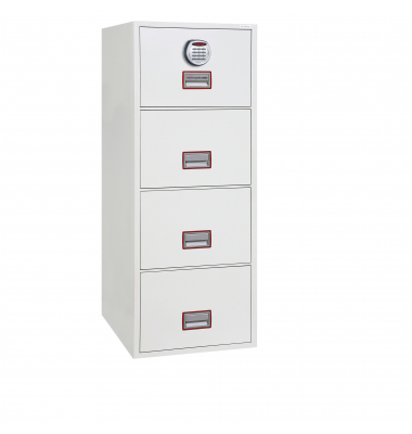 H&auml;ngeregistraturschrank FS2274E World Class Vertical Fire File, wei&szlig;, 4 Schubladen, 1-bahnig