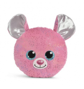 Kissen 32x32cm  Maus Miss Mausie pink