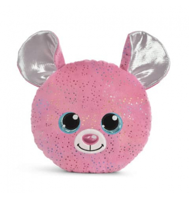 Kissen 32x32cm  Maus Miss Mausie pink