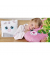 Kissen 32x32cm  Maus Miss Mausie pink
