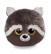 48586 Kissen 32x32cm Waschbär Clooney
