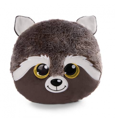 48586 Kissen 32x32cm Waschbär Clooney