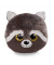 48586 Kissen 32x32cm Waschbär Clooney