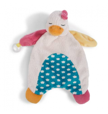 49052 Schmusetuch Gans Gilli 26x25cm beige