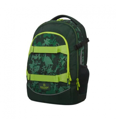 Schulrucksack Uni Camo, 28L, grün