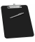 Klemmbrett 57-6601, A4, schwarz, Polystyrol, inkl Aufh&auml;nge&ouml;se