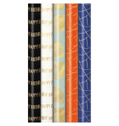 Geschenkpapierrolle Touch of gold Recycling, 1,5mx70cm 