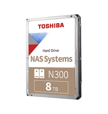 interne Festplatte N300 HDWG480UZSVA, silber, 3,5 Zoll (8,89cm), 8 TB, HDD