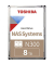 interne Festplatte N300 HDWG480UZSVA, silber, 3,5 Zoll (8,89cm), 8 TB, HDD