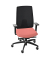 Bürostuhl Indeed mesh, pink/schwarz / schwarz, mit Armlehnen, bis 150kg