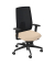 Bürostuhl Indeed mesh Stoff beige, Gestell schwarz 
