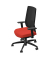 Bürostuhl Indeed mesh Stoff orange, Gestell schwarz 