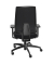 Bürostuhl Indeed mesh, schwarz / schwarz, mit Armlehnen, bis 150kg