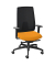 Bürostuhl Indeed mesh Stoff orange, Gestell schwarz 